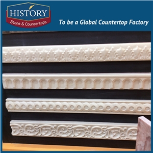 History Stones China Cut to Size Commercial Lastest Design Different Types Marble Trim for Sale Construction Indoor Border Line