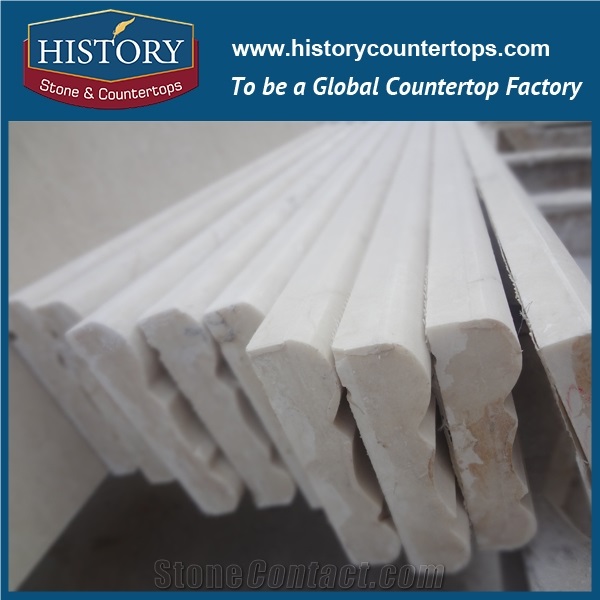 History Stones China Local High Polished Wholesale Various Types Oriental Mixed Color Marble Trim Pencil Border Lines