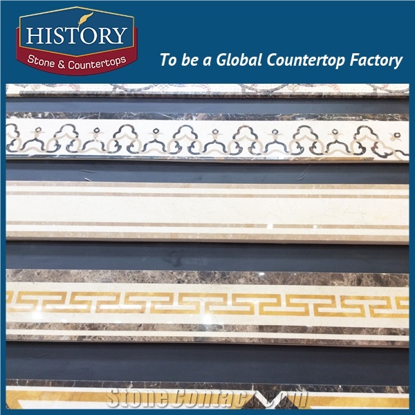 History Stones Different Types Fashional Pattern Mosaic Wallpaper Trim Cheap Marble Medallion Beautiful Modern Walling Border