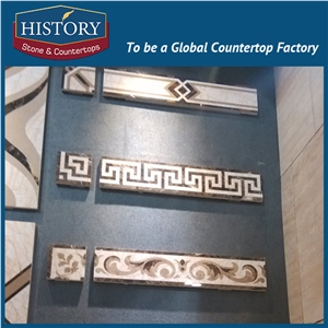 History Stones Different Types Fashional Pattern Mosaic Wallpaper Trim Cheap Marble Medallion Beautiful Modern Walling Border