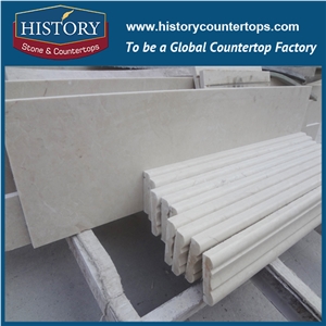 History Stones Honorable Decoration Cheap Price Nature White Marble Style Skirting Line Home Interior Walling Ornamental Border Line