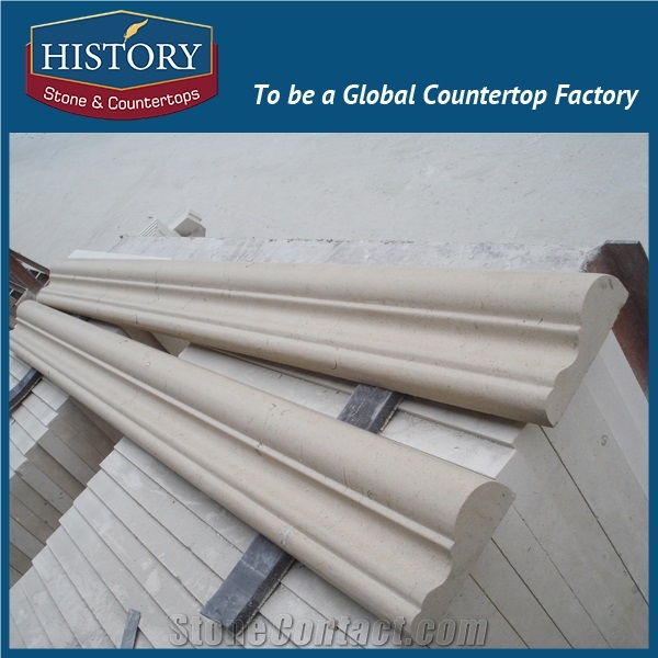 History Stones Most Popular Free Sample Retractable Portugal Yellow Beige Marble Trimming Ornamental National Border Lines