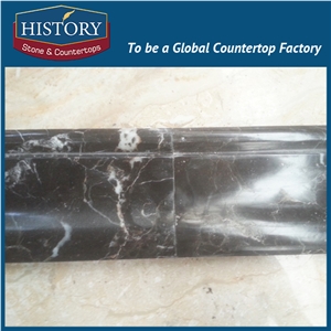 History Stones Popular Emperador Marble Trimming Finished Stone Moldings for Construction Door and Window Decoration Border Line