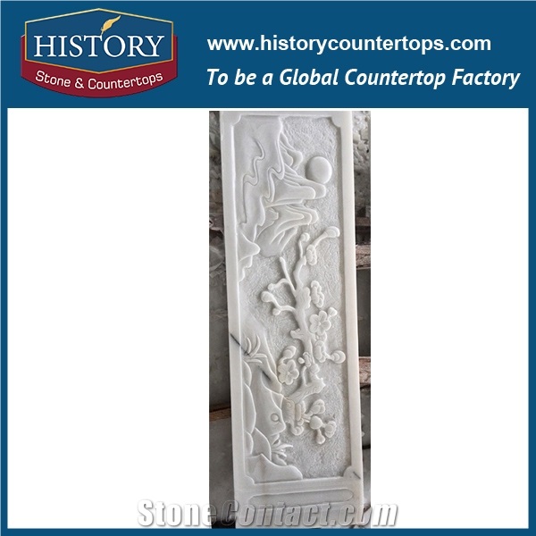 History Stones Roman Style Unique Spiral Staircase Design for Home Decoration Garden Plant Stand Pure White Marble Balusters & Railings
