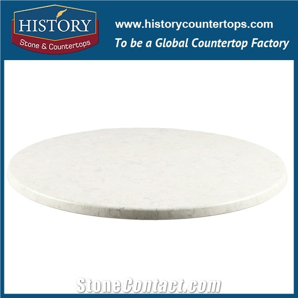 History Stonn Artificial Polished Customised Shape Table Tops