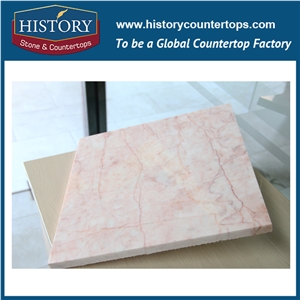 Historystone China Top Quality/Competitive Price/Excellent Service Polished White Big Slabs Rose Milk Marble Stone,For Flooring Tiles & Walling.