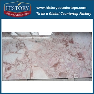 Historystone China Top Quality/Competitive Price/Excellent Service Polished White Big Slabs Rose Milk Marble Stone,For Flooring Tiles & Walling.