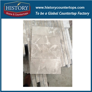 Historystone Chinese Popular Polished Wholesale Cheap Bosy Grey Marble Stone Slabs for Flooring Tiles/Covering, Customized Size Are Available.