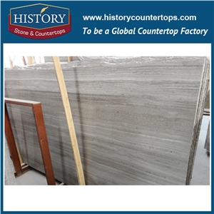 Historystone Coffee Wooden Graining 20x20 or Customized Wood Look Polished Marble Flooring or Wall Tiles & Slabs,Project Hotel/Apartment/Villa.