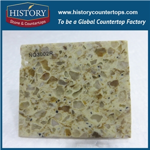 Historystone Coronado with Colorful Surface Man Made Multi Color Granite Tile and Slab Quartz Stone for Kitchen Countertops or Bar Tops