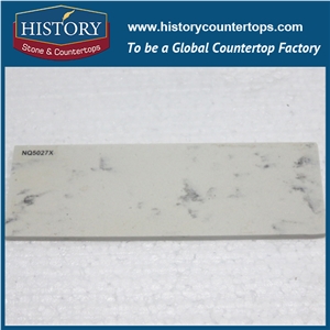 Historystone Cut-To-Size Cararra White with Polishing Surface Marble Quartz Stone Tile and Slab for Engineer Walling and Flooring.