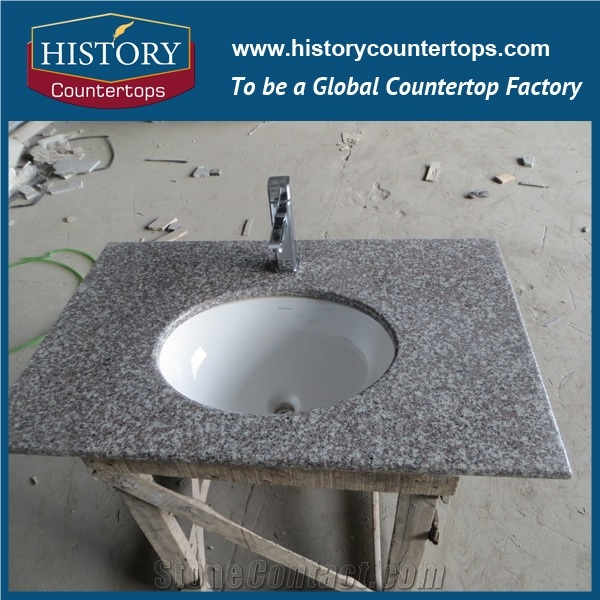 Historystone G664 Granite Bathroom Countertops, Custom Vanity Tops, Engineered Stone Bathroom