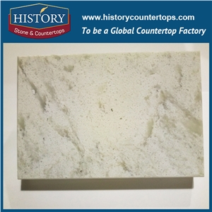 Historystone Gorgeous Color Surface in Lemon Fancy Quartz Stone Tile and Slab for Tiling and Walling.
