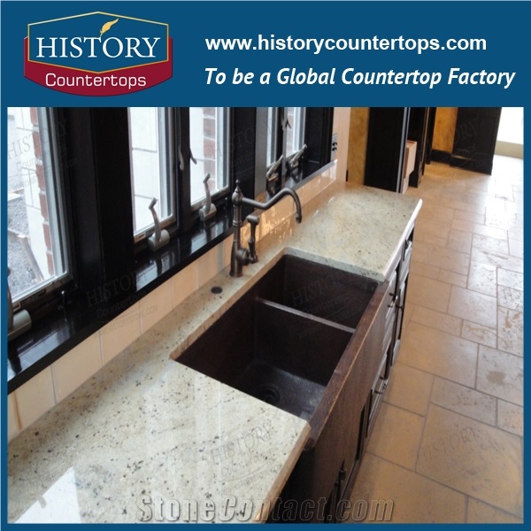 Historystone Granite for Bathroom Countertops /Bathroom Vanity Top / 1.6/1.8cm Thickness Solid Surface/ Custom Vaniy Tops