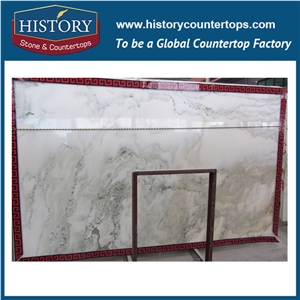 Historystone Imported Andes Mountains Landscape Marble Slabs with Book Matching Marble Us Marble Stone,Big Slabs Tiles for Villa Project.