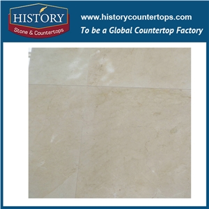 Historystone Imported Best Sales Natural Polished Spain Cream Marfil Marble Cheap Flooring Tile & Wall Cladding,Used Indoor & Outdoor Decoration.