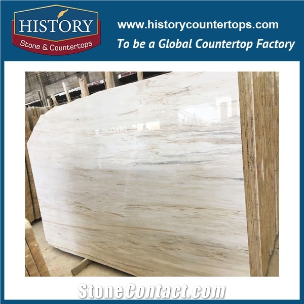 Historystone Imported Big Slab Form Polished Oya Wooden Gold Vein Marble at Price,For Internal & External Decoration and Construction.