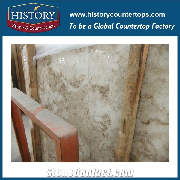 Historystone Imported Building Wall Cladding, Tiles and Slabs Natural Stone Turkey Cappuccino Marble,Dast Delivery Time and Good Service.