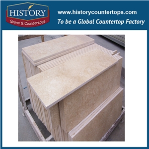 Historystone Imported Egypt Galala Beige Marble Stone Flooring Border Designs,Slabs/Tiles/Skirtings