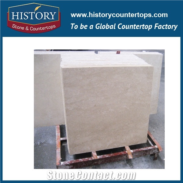 Historystone Imported Elegant Building Decoration Tiger Beige Marble Tiles, Stone Slabs for Flooring and Wall Cladding Covering.