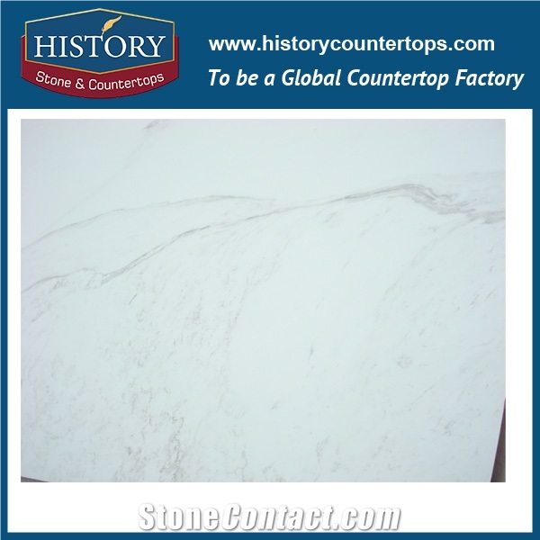 Historystone Imported Factory Price Custom Cut to Size Greece Ariston White Dolomite Marble,Slabs and Tiles for Indoor and Outdoor Decoration.