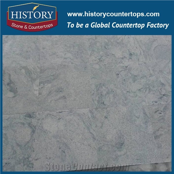Historystone Imported Hot Sale Viscount White Granite New Design Flamed Floor Granite Tiles on Sale,Stone Slabs for Tiles/Stairs/Wall Cladding.