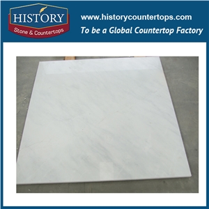 Historystone Imported Inexpensive Polished Natural Greece Ariston White Marble for Floor Tile or Big Slabs, Be Used for Building Decoration.
