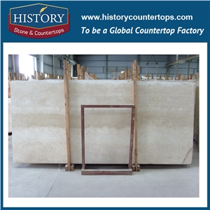 Historystone Imported Italy Botticino Classic Beige Marble for Commercial Building,High Resistance Usage for Hotel Lobby/Wall and Floor.
