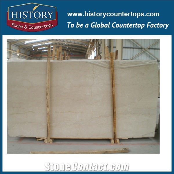 Historystone Imported Italy Botticino Classic Beige Marble for Commercial Building,High Resistance Usage for Hotel Lobby/Wall and Floor.