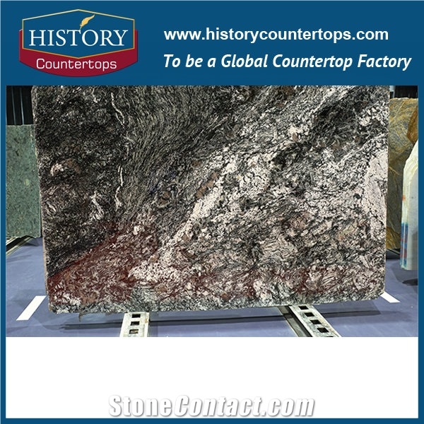 Historystone Imported Phoenix Blue Brazil Cheap Polished Granite Indoor Living Room or Outdoor Passage Flooring/Wall Tiles & Slabs for Sale