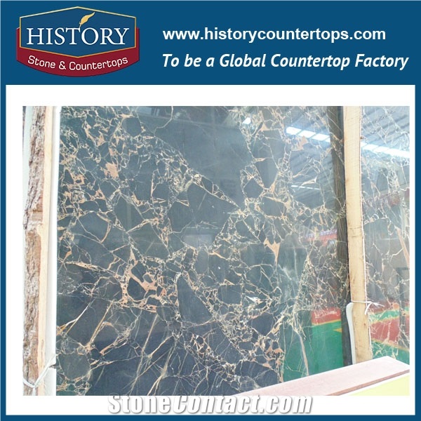 Historystone Imported Polished Athens Gold Flower Cheap Polished Marble Tiles & Slabs for Wall and Floor Designs,Indoor Ground/Interior Walls