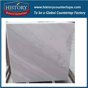 Historystone Imported Popular Italian White Marble 24x24 Greece Volakas Tiles for Interior Projects,Polished Surface Of Cut to Size.