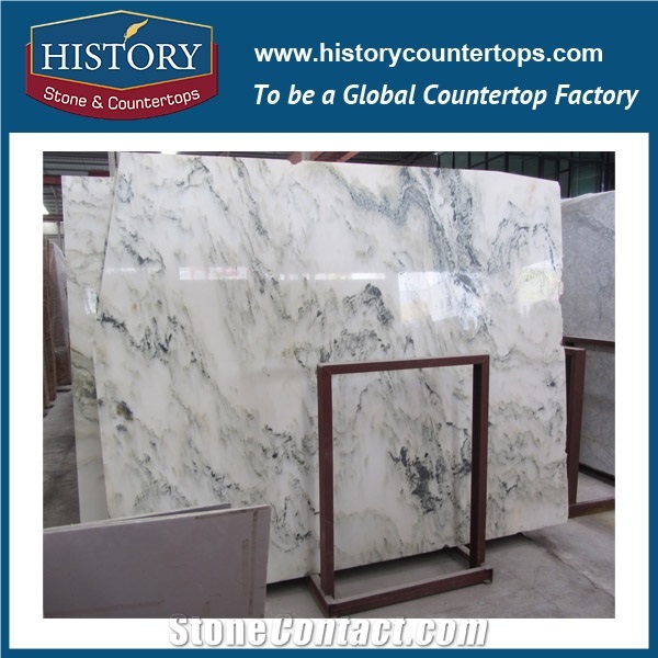 Historystone Imported Rough Surface Polished Andes Landscape with Mountain & River Background Marble Tv Background Walling Designs.