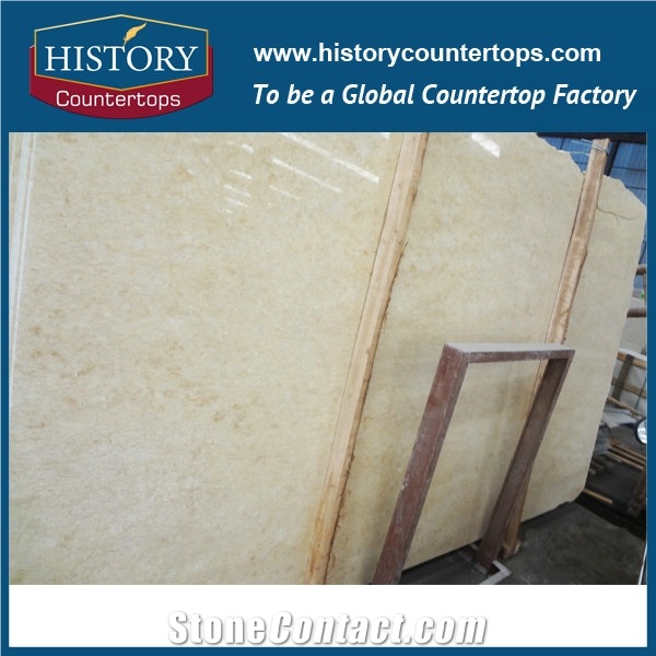 Historystone Imported Sahama Polished Surface Finishing Natural Beige Marble on Sale,Top Service & Reasonable Price,All Size Are Customized.