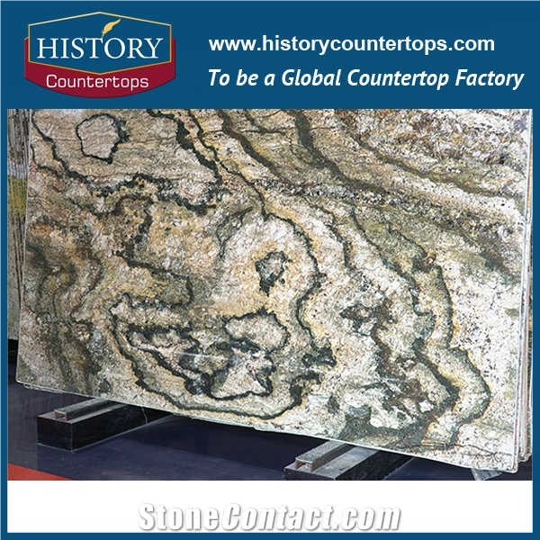 Historystone Imported Shangri-La a Red Brazilian Granite with Black Stripes Granito Tiles or Slabs,Suitable Interior and Exterior Decoration.