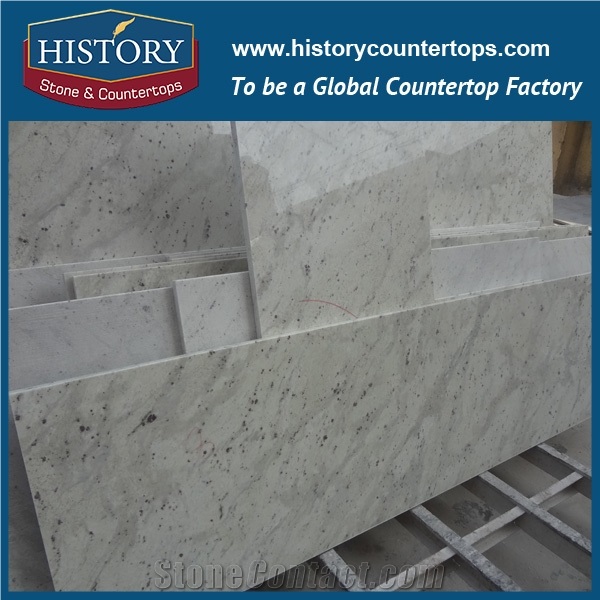 Historystone Imported Sri Lanka Andromeda White Granite Slab Price for Customer Designs,Surface Finished Polished.