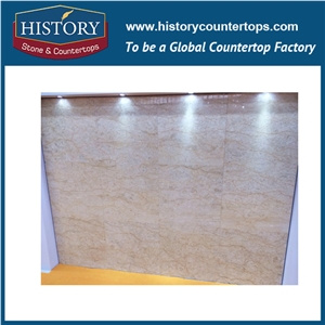 Historystone Imported Turkey Beautiful Silk Road Beige Marble Floor Design Pictures Stone Tiles and Slabs for Indoor & Outdoor Decoration