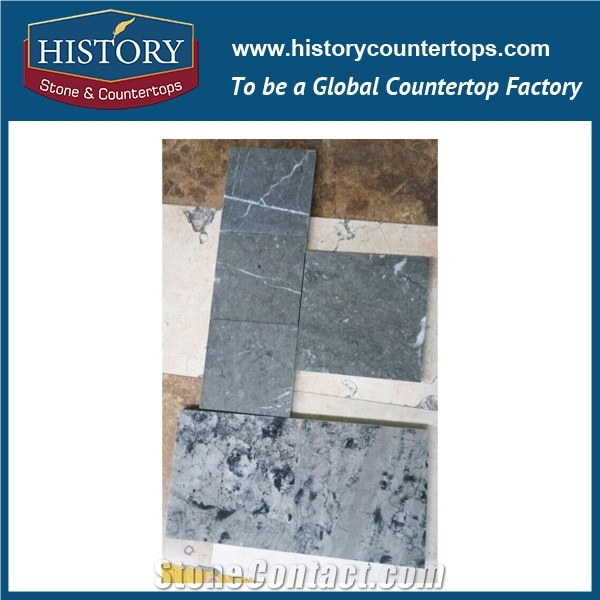 Historystone Imported Turkey Gris Moresque Turkey Polished Marble Backsplash Basetweave Tiles & Slabs for Walling and Flooring Tiles.