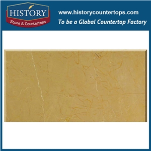Historystone Imported Turkey High Gloss Polished Golden Century Beige Marble 24x24 Tiles,Stone for 3d Wall and Floor Tile for Bathroom.
