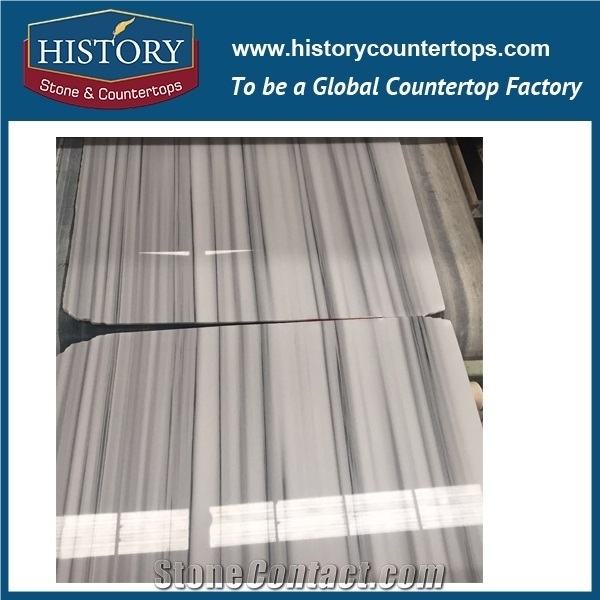 Historystone Imported Turkey Marmara White Marble Polished Natural Marble Slabs Cut-To-Size Flooring Tiles,Interior & Exterior Decoration.