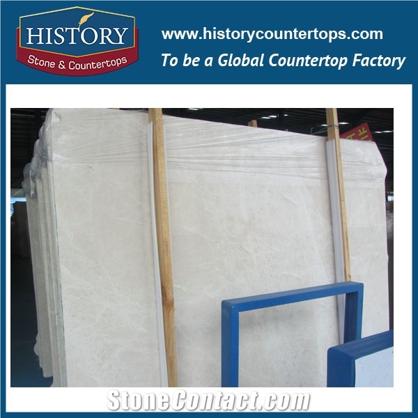Historystone Imported Turkey Popular Solid Surface Natural Stone White Magnolia Marble Slabs for Flooring Wovering and Wall Cladding