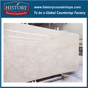 Historystone Imported Turkey Silk Road Beige Marble Slabs for Wall and Floooring Be Suitable for Garden/Park/Road and Other Outdoor Decor.