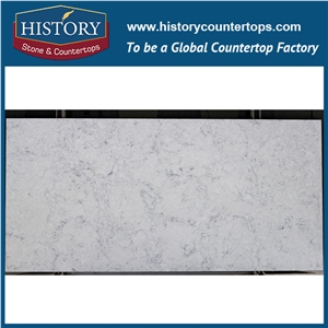 Historystone in Arabescato Faniello with Polishing Surface Imitation Marble Tile and Slab Quartz Stone for Flooring or Walling and Sheeting.