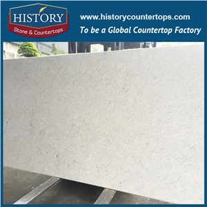 Historystone in Lyra with High Polishing Surface Imitation Marble Tile and Slab Quartz Stone for Flooring and Sheeting.