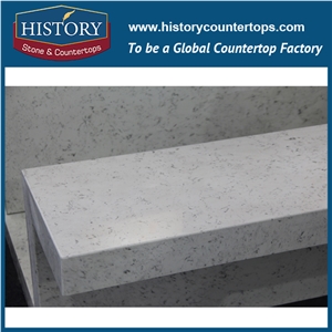 Historystone in Newport with Marble Vein Surface Man Made Marble Tile and Slab Quartz Stone for Kitchen Worktops or Countertops.