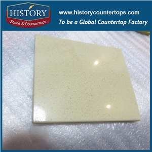 Historystone Kamari with Rich and Smooth Surface Artificial Fine Sand Tile and Slab Quartz Stone for Kitchen Countertops or Worktops