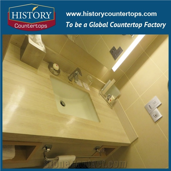 Historystone Marble Bathroom Countertops/Custom Vanity Tops/Wall Covering Stone/Bathroom Vanity Tops,Engineered Stone Bathroom