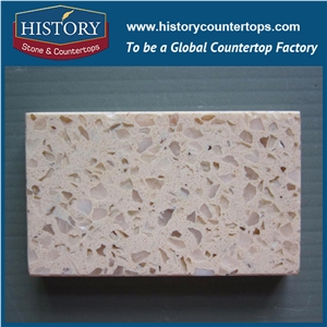 Historystone Mexican Galaxy White with Polished and Smooth Surface Shunning Tile and Slab Quartz Stone for Kitchen Countertops.