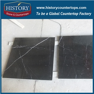 Historystone New China Outerior Luxurly Jade Veins Nero Margiua Natural Marble Made in China,Stone Slabs for Finished Polished/ Honed.