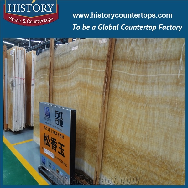 Historystone Onyx Slabs Tiles/ Slabs, Wall Covering/Interior Decoration Indoor and Outside in French Pattern